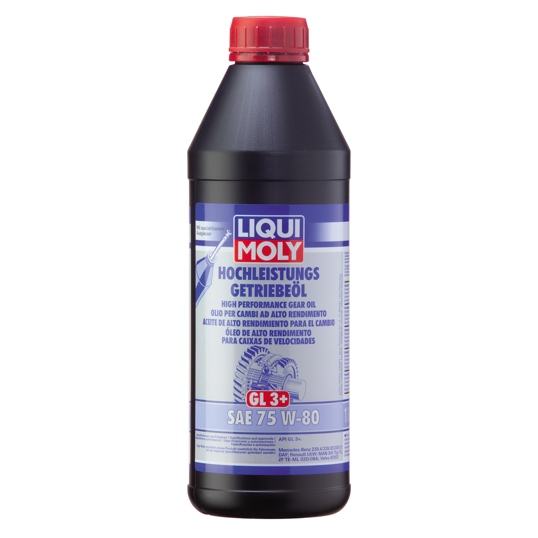 Huile Boite de Vitesse 75W80 Haute Performance GL3+ - Liqui Moly  Nouvelle-Calédonie