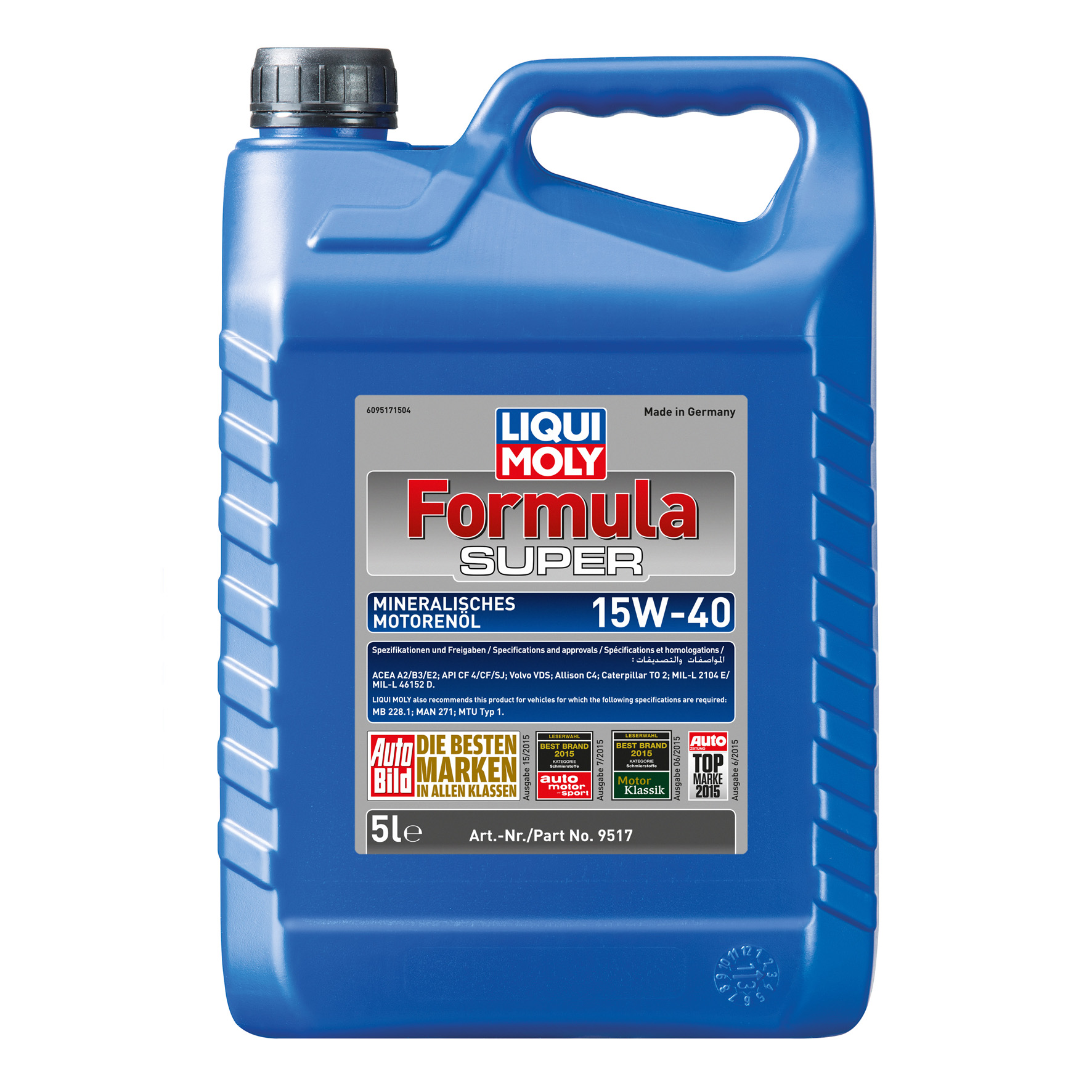 Huile Moteur Formula Super 15W40 - Liqui Moly Nouvelle-Calédonie