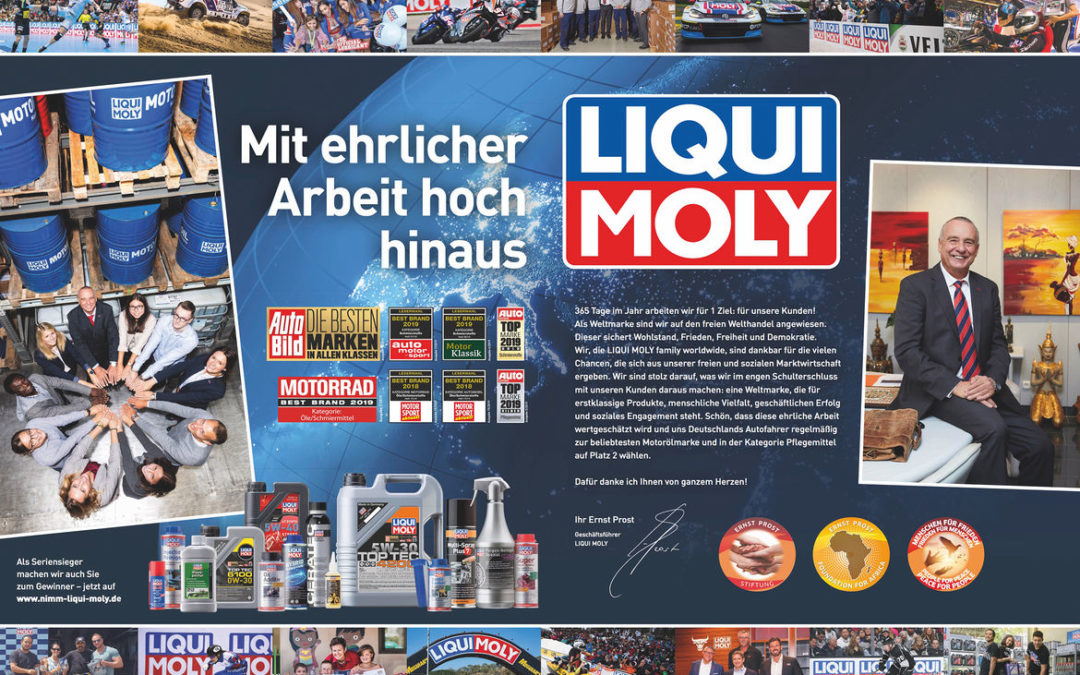 La meilleure marque d’huile s’appelle LIQUI MOLY